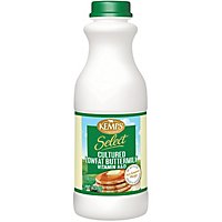 Kemps Select 1% Lowfat Buttermilk Bottle - 1 Pint - Image 1