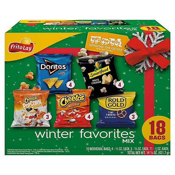 Frito Lay Snacks Winter Mix Variety Pack - 14.87 Oz