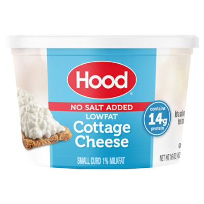 Hood No Salt Added Low Fat Cottage Cheese - 16 Oz - Image 2