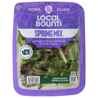 Local Bounti Spring Mix Baby Leaf - 4.5 OZ - Image 3