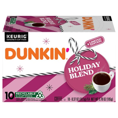 Dunkin Donuts Coffee Holiday Blend K-Cups - 10 Ct. - Image 2