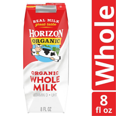 Horizon Organic Asep Whole Milk - 8 FZ - Image 1