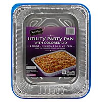 S Sel Pan Utility Party W/colord Lid 2 Ct - 2 CT - Image 3