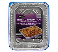 S Sel Pan Utility Party W/colord Lid 2 Ct - 2 CT