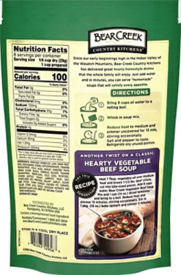 Bear Creek Vegetable Beef Soup Mix - 8.1 Oz - Image 6