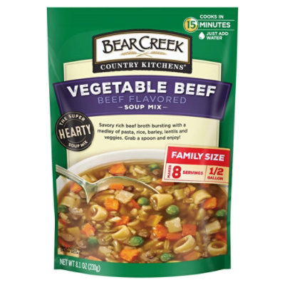 Bear Creek Vegetable Beef Soup Mix - 8.1 Oz
