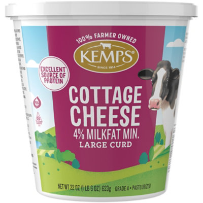 Kemps Large Curd 4% Cottage Cheese - 22 Oz - Image 5