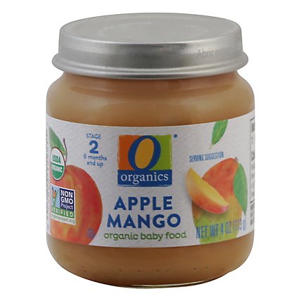O Organics Baby Food Apple Mango - 4 OZ - Image 2