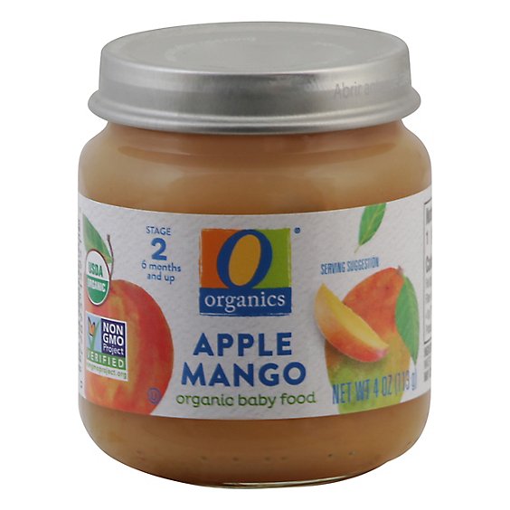 O Organics Baby Food Apple Mango - 4 OZ
