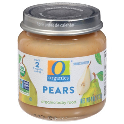 O Organics Baby Food Pears - 4 Oz - Image 2