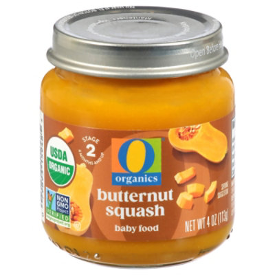 O Organics Baby Food Squash - 4 Oz
