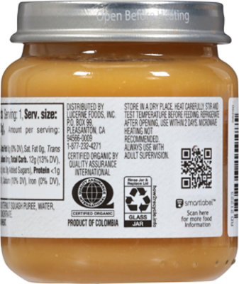 O Organics Baby Food Squash - 4 Oz - Image 6