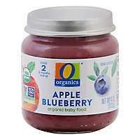 O Organics Baby Food Apple Blueberry - 4 OZ - Image 1