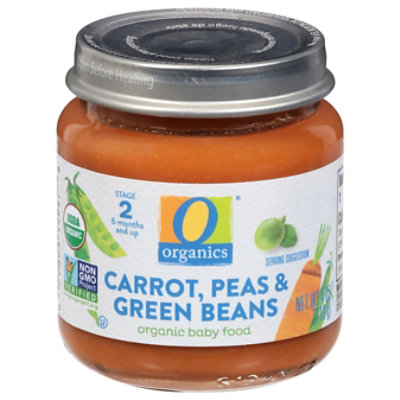 O Organics Baby Food Carrot Pea Green Bean - 4 Oz - Image 2