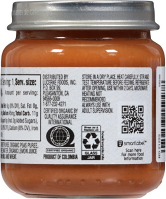 O Organics Baby Food Carrot Pea Green Bean - 4 Oz - Image 6