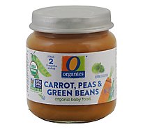 O Organics Baby Food Carrot Pea Green Bean - 4 OZ