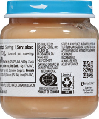 O Organics Baby Food Apples - 4 Oz - Image 6