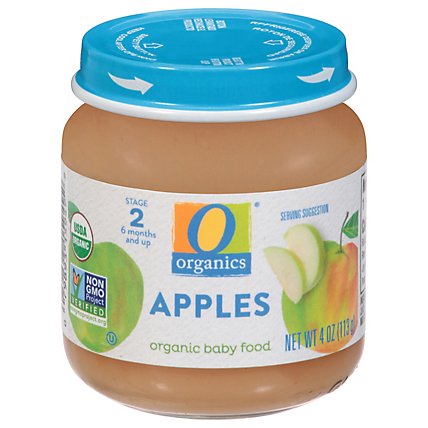 O Organics Baby Food Apples - 4 OZ - Image 1