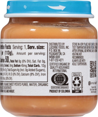 O Organics Baby Food Sweet Potato - 4 Oz - Image 6