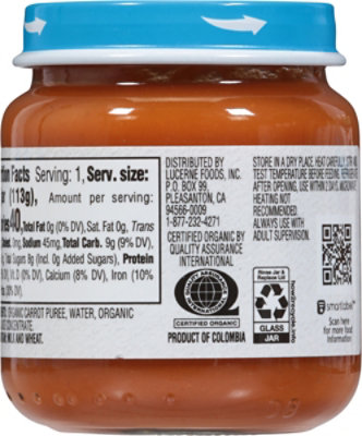 O Organics Baby Food Carrots - 4 Oz - Image 6