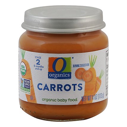O Organics Baby Food Carrots - 4 OZ - Image 1