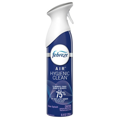 Febreze Air Hygienic Clean Aerosol-clean Splash - 8.8 OZ - Image 3