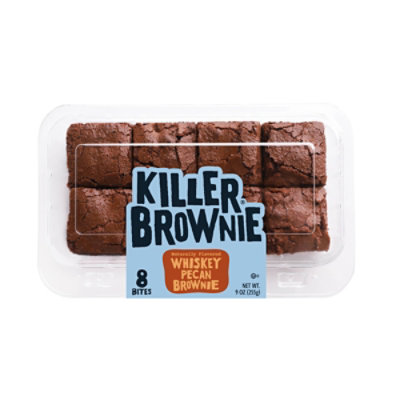Whiskey Pecan Killer Brownie 8 Count - 9 OZ - Image 1