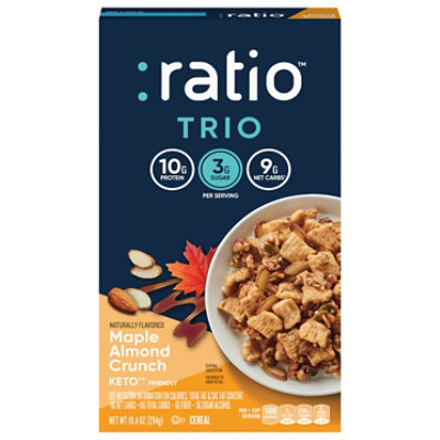 Ratio Maple Almond Crunch Cereal - 10.4 Oz - Image 1