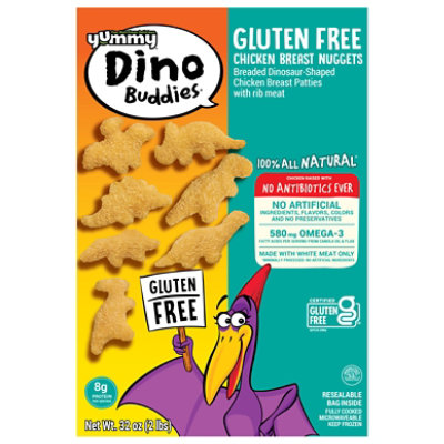 Yummy Gluten Free All Natural Dinosaur Nuggets - 32 OZ - Image 3