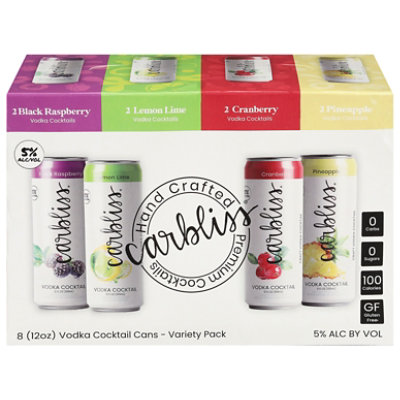 Carbliss Variety 8/12oz Cans - 8-12 FZ - Image 1