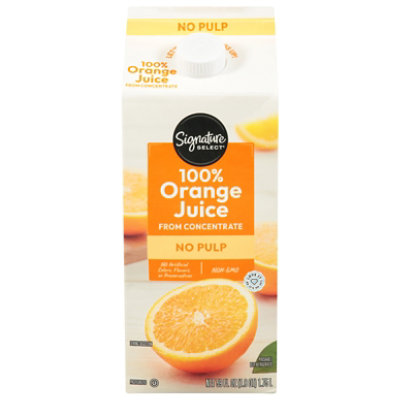 Signature SELECT 100% No Pulp Orange Juice - 59 Fl. Oz. - Image 2