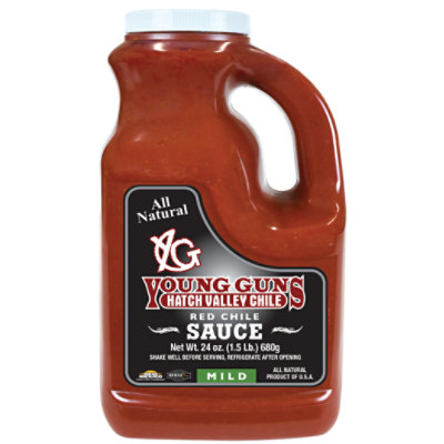 Hatch Valley Red Chile Sauce Medium - 24 OZ - Image 1