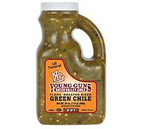 Hatch Valley Flame Roasted Green Chile Hot - 24 OZ