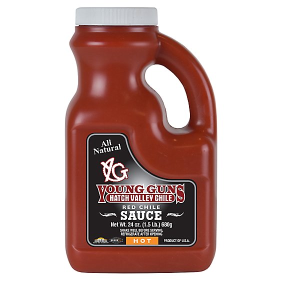 Hatch Valley Red Chile Sauce Hot - 24 OZ
