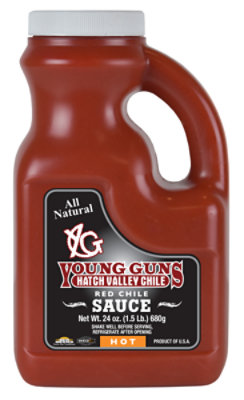 Hatch Valley Red Chile Sauce Hot - 24 OZ - Image 1