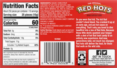 Red Hots Theater Cinnamon Candy - 5.5 Oz - Image 6