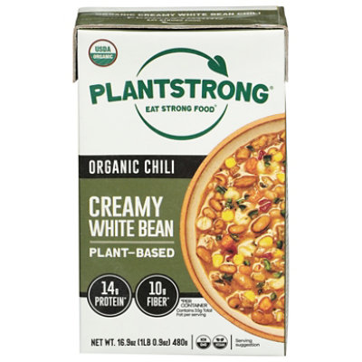 Plantstrong Chili Og2 Crmy White Bean - 17OZ - Image 3