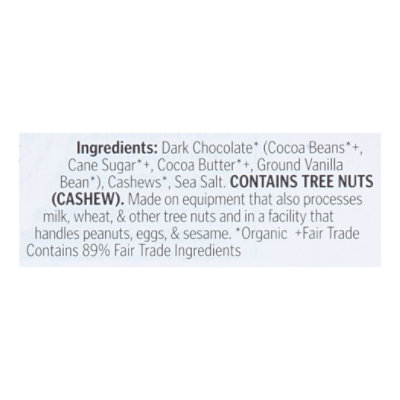 Theo Salted Cashew Chocolate Bar - 3 Oz - Image 5