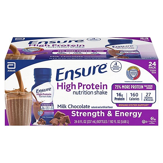 Ensure High Protein Ready To Drink Chocolate - 24-8 Fl. Oz.