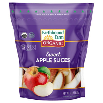 Earthbound Farms Apples Sliced Organic - 12 OZ - Image 1