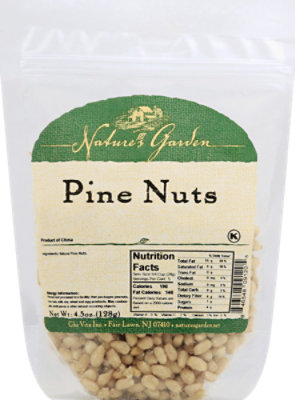 Natures Garden Pine Nuts - 4 OZ - Image 1