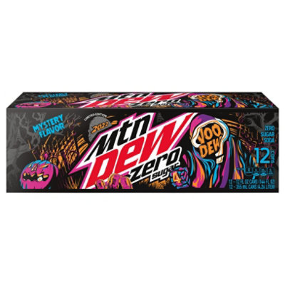 Mtn Dew Zero Sugar Soda Voo Dew - 12-12 FZ - Image 1