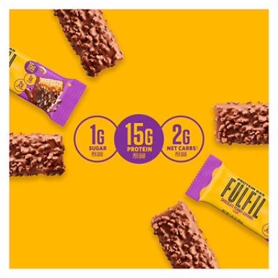 Fulfil Chocolate Peanut Butter Caramel Bar - 1.41 OZ - Image 5