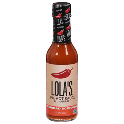 Lolas Fine Hot Sauce Sauce Hot Trinidad Scrpn - 5 OZ - Image 3