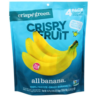 Crispy Green Dried Fruit Bananas - 3.39 OZ - Image 3