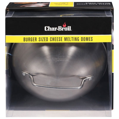 Char Broil Burger Sized Cheese Melting Domes - 2 Pack - Image 1
