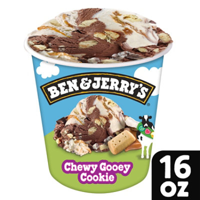 Ben & Jerry's Chewy Gooey Cookie Ice Cream - Image 1