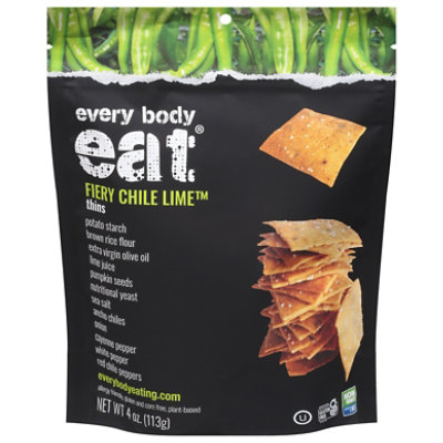 Every Body Eat Fiery Chili Lime Snack Thins - 4 Oz - Image 1