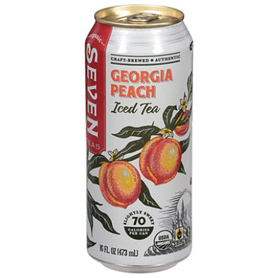 Seven Teas Iced Tea Peach Georgia - 16 FZ - Image 1