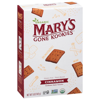 Marys Gone Crackers Cookies Graham Cinnamon - 5 OZ - Image 1
